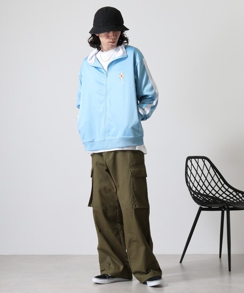 Ed Hardy(エドハーディー)の「WS select ED HARDY トラックジャケット(ジャージ・レディース・ブラック/サックスブルー/ラベンダー/ピンク・L/M)」の22枚目の写真