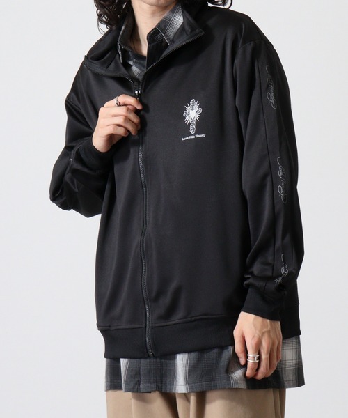 Ed Hardy(エドハーディー)の「WS select ED HARDY トラックジャケット(ジャージ・レディース・ブラック/サックスブルー/ラベンダー/ピンク・L/M)」の14枚目の写真