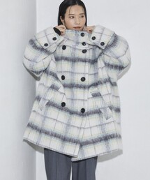 Firsthand | Firsthand/ファーストハンド リサイクルシャギースタンドカラーコート / スタンドミドルコート / オーバーサイズミドルコート(ステンカラーコート)