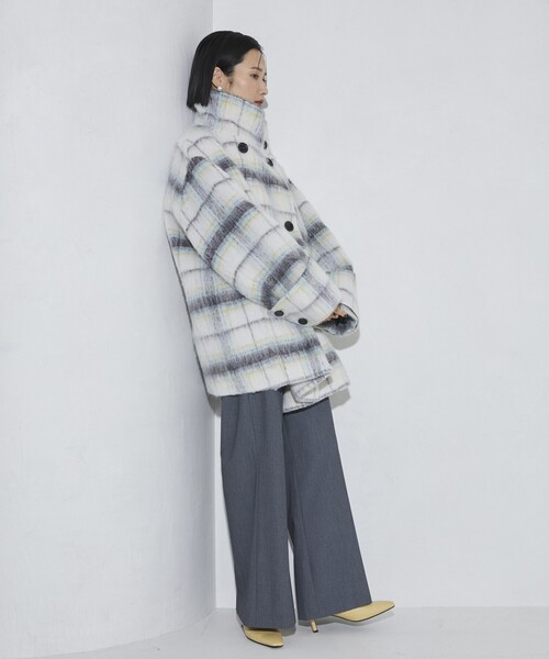 Firsthand/ファーストハンド リサイクルシャギースタンドカラーコート