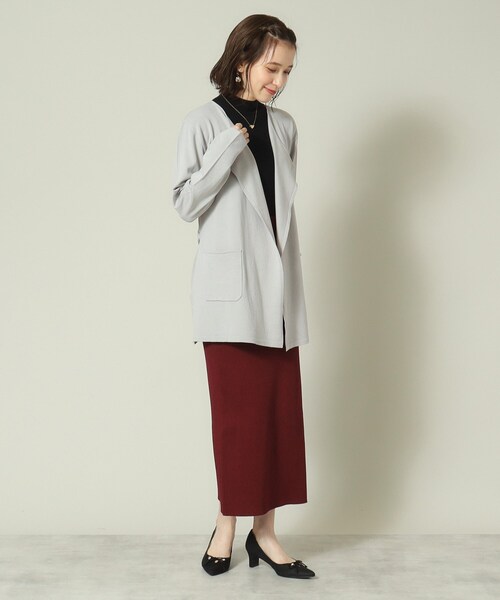 ITS'DEMO(イッツデモ)の「◆【通勤/5.5cmヒール/クッションインソール/M・Lサイズ展開】Vカットパンプス(パンプス・レディース・ブラック/ベージュ・38/40)」の10枚目の写真