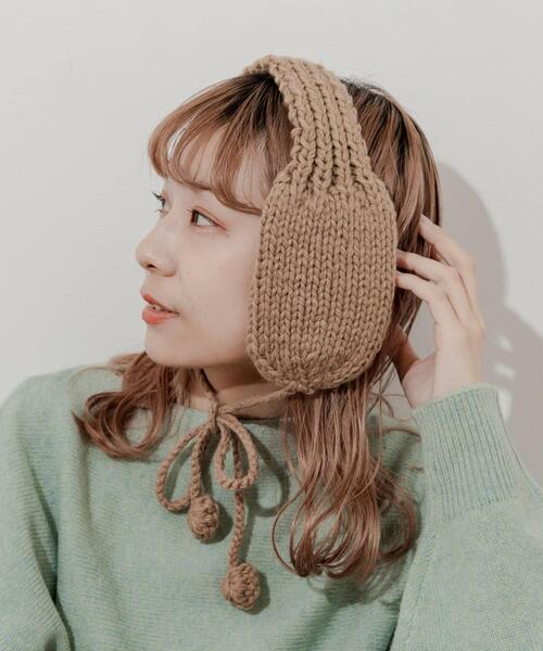 SMELLY（スメリー）の「ニットイヤーマフ（イヤーマフ・レディース・モカ/アイボリー/グレー・-）」の11枚目の写真