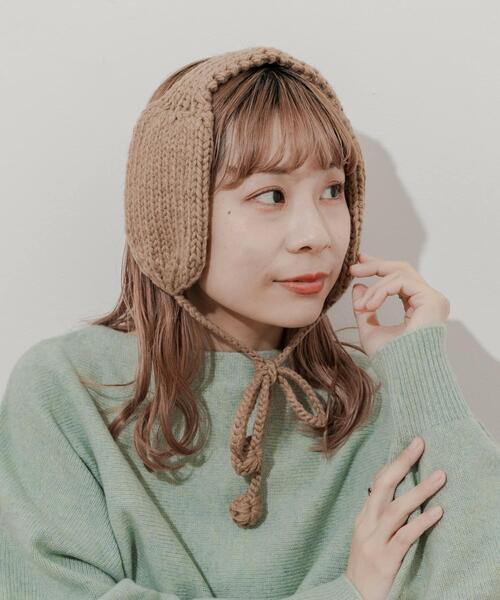 SMELLY（スメリー）の「ニットイヤーマフ（イヤーマフ・レディース・モカ/アイボリー/グレー・-）」の12枚目の写真