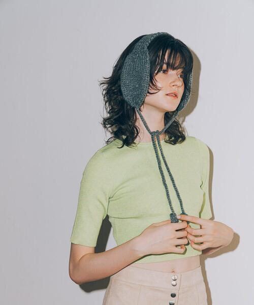SMELLY（スメリー）の「ニットイヤーマフ（イヤーマフ・レディース・モカ/アイボリー/グレー・-）」の18枚目の写真
