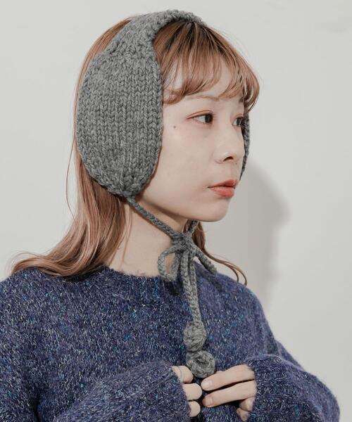 SMELLY（スメリー）の「ニットイヤーマフ（イヤーマフ・レディース・モカ/アイボリー/グレー・-）」の20枚目の写真