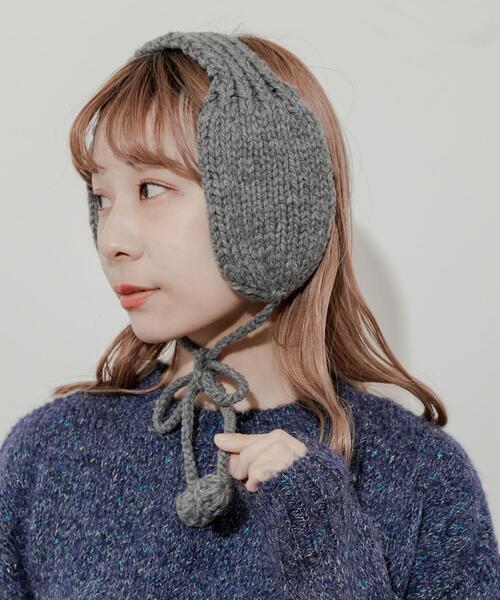 SMELLY（スメリー）の「ニットイヤーマフ（イヤーマフ・レディース・モカ/アイボリー/グレー・-）」の21枚目の写真