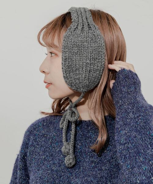SMELLY（スメリー）の「ニットイヤーマフ（イヤーマフ・レディース・モカ/アイボリー/グレー・-）」の22枚目の写真