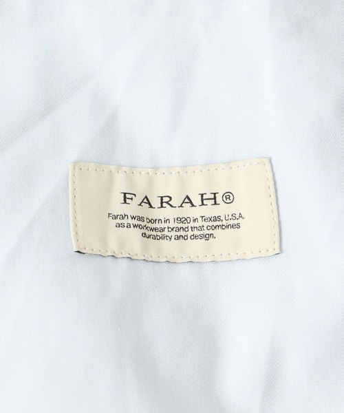 FARAH（ファーラー）の「FARAH　Two Tuck Wide Tapered Pants（デニムパンツ・メンズ・ライトインディゴブルー/グレー・30/30/32/30/34/30）」の11枚目の写真