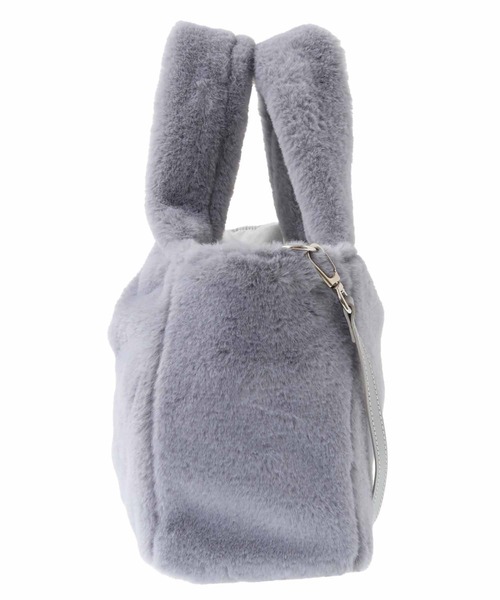 31 Sons de mode(トランテアン ソン ドゥ モード)の「ロゴ刺繍ファートートバッグ(トートバッグ・レディース・モカ/ライトグレー/オフホワイト・フリー)」の4枚目の写真