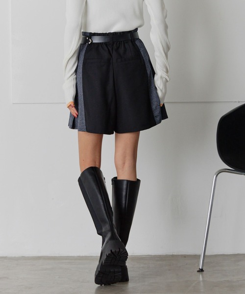 PAGEBOY(ページボーイ)の「サイドツイードショートパンツ(その他パンツ・レディース・ブラウン/グレー/ブラック・FREE)」の9枚目の写真