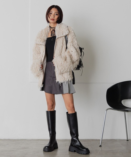 PAGEBOY(ページボーイ)の「サイドツイードショートパンツ(その他パンツ・レディース・ブラウン/グレー/ブラック・FREE)」の11枚目の写真