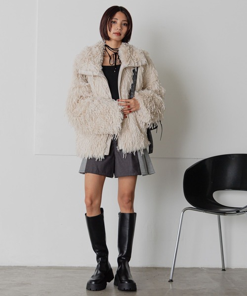 PAGEBOY(ページボーイ)の「サイドツイードショートパンツ(その他パンツ・レディース・ブラウン/グレー/ブラック・FREE)」の12枚目の写真