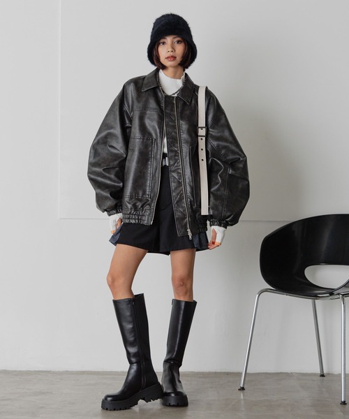 PAGEBOY(ページボーイ)の「サイドツイードショートパンツ(その他パンツ・レディース・ブラウン/グレー/ブラック・FREE)」の4枚目の写真