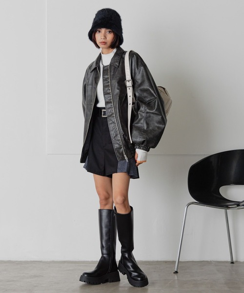 PAGEBOY(ページボーイ)の「サイドツイードショートパンツ(その他パンツ・レディース・ブラウン/グレー/ブラック・FREE)」の6枚目の写真