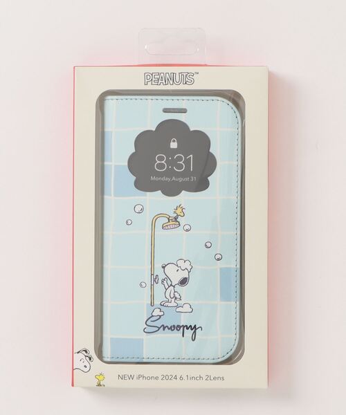 iPhone 16 専用 PEANUTS/ピーナッツ CERTA フリップ 窓付き
