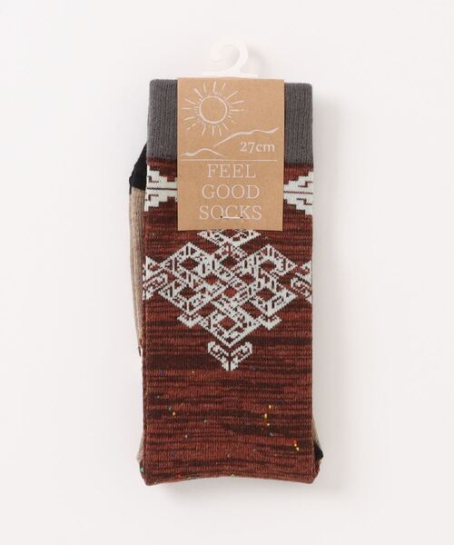 チャイハネ(チャイハネ)の「【チャイハネ】エンドレスノット ミドルソックス25~28cm(ソックス/靴下・メンズ・ターコイズブルー/ブラック/グリーン/ホワイト・FREE)」の7枚目の写真