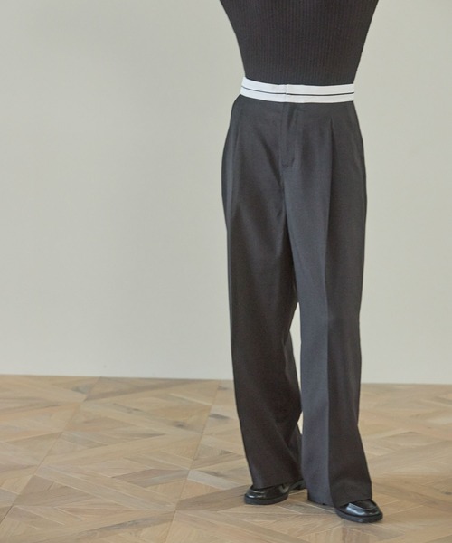 LAKOLE(ラコレ)の「マーベルトワイドパンツ / 148698(その他パンツ・レディース・ブラウン/グレー/ブラック・SMALL/MEDIUM)」の2枚目の写真