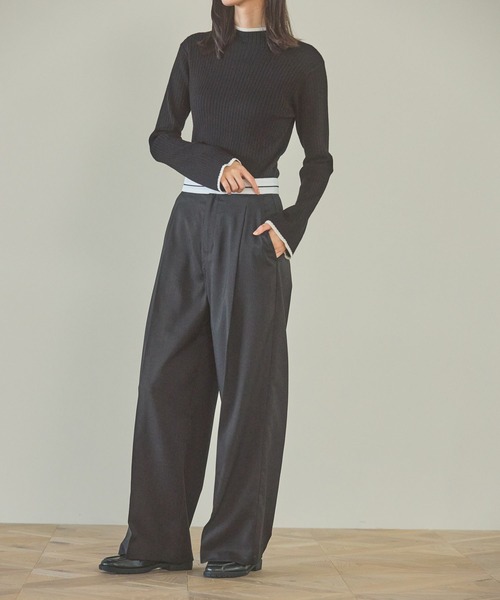 LAKOLE(ラコレ)の「マーベルトワイドパンツ / 148698(その他パンツ・レディース・ブラウン/グレー/ブラック・SMALL/MEDIUM)」の19枚目の写真