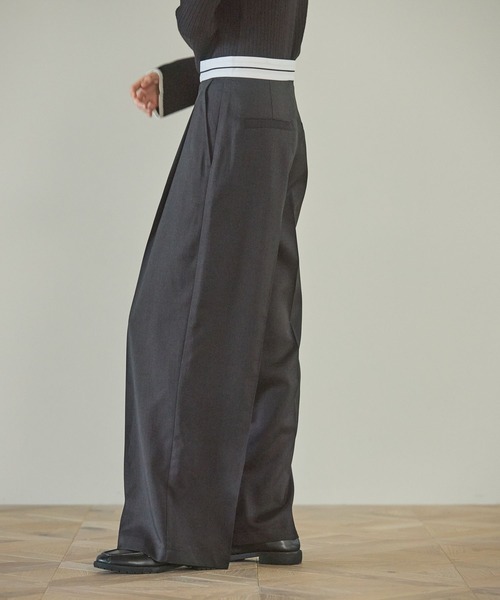 LAKOLE(ラコレ)の「マーベルトワイドパンツ / 148698(その他パンツ・レディース・ブラウン/グレー/ブラック・SMALL/MEDIUM)」の22枚目の写真