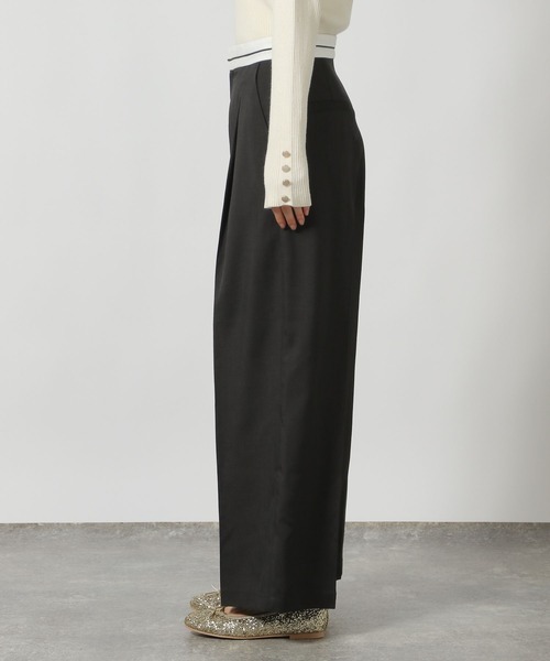 LAKOLE(ラコレ)の「マーベルトワイドパンツ / 148698(その他パンツ・レディース・ブラウン/グレー/ブラック・SMALL/MEDIUM)」の4枚目の写真