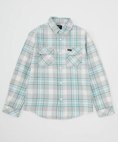 【セール】RVCA キッズ THATLL WORK FLANNEL 長袖シャツ 【2024年秋冬モデル】/ルーカキッズ長袖チェックネルシャツ（シャツ/ブラウス）｜RVCA（ルーカ）