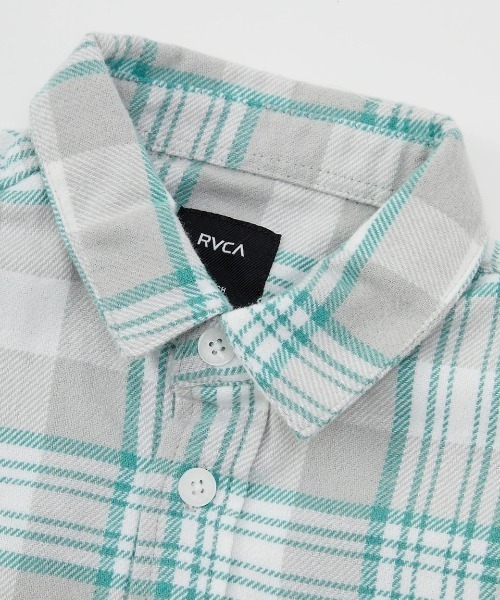 【セール】RVCA キッズ THATLL WORK FLANNEL 長袖シャツ 【2024年秋冬モデル】/ルーカキッズ長袖チェックネルシャツ（シャツ/ブラウス）｜RVCA（ルーカ）