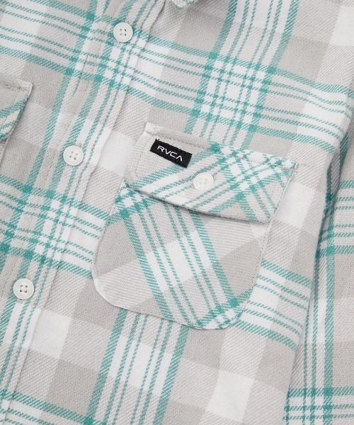 【セール】RVCA キッズ THATLL WORK FLANNEL 長袖シャツ 【2024年秋冬モデル】/ルーカキッズ長袖チェックネルシャツ（シャツ/ブラウス）｜RVCA（ルーカ）