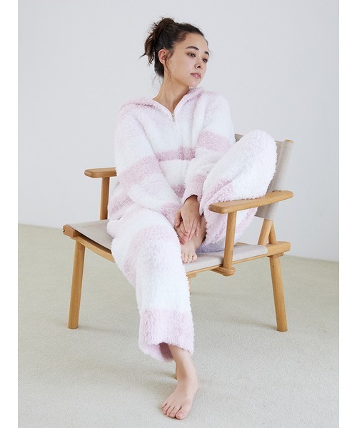 ジェラート3ボーダーロングパンツ gelato pique（ジェラートピケ）の「ジェラート3ボーダーロング