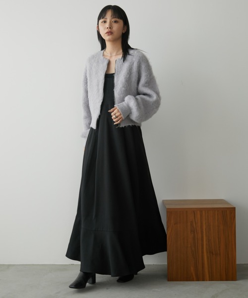Aunt Marie's(アントマリーズ)の「ビスチェライクロングキャミワンピース / サイズ展開あり(ワンピース・レディース・ブラック/ブラウン/ベージュ・MT/FREE)」の20枚目の写真