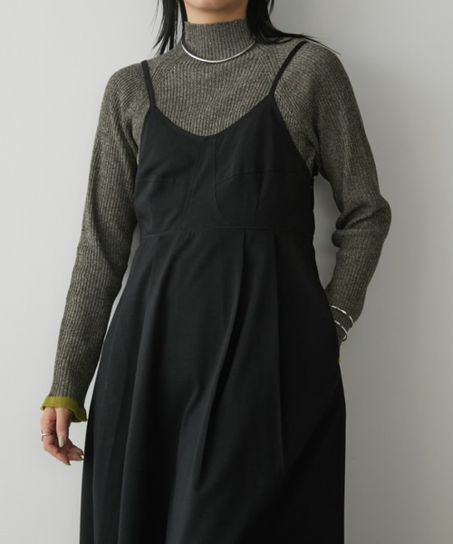 Aunt Marie's(アントマリーズ)の「ビスチェライクロングキャミワンピース / サイズ展開あり(ワンピース・レディース・ブラック/ブラウン/ベージュ・MT/FREE)」の14枚目の写真