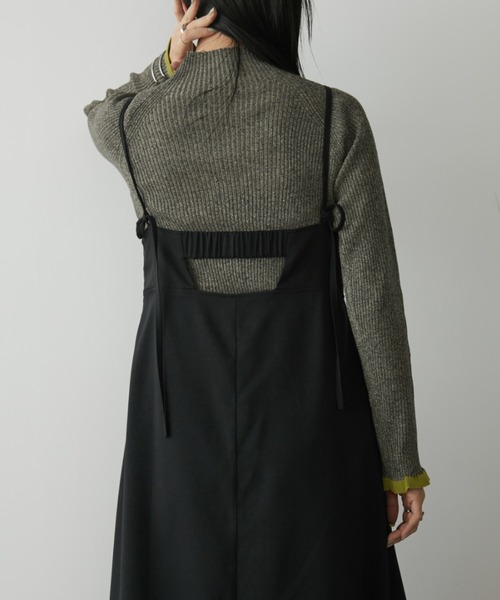 Aunt Marie's(アントマリーズ)の「ビスチェライクロングキャミワンピース / サイズ展開あり(ワンピース・レディース・ブラック/ブラウン/ベージュ・MT/FREE)」の15枚目の写真