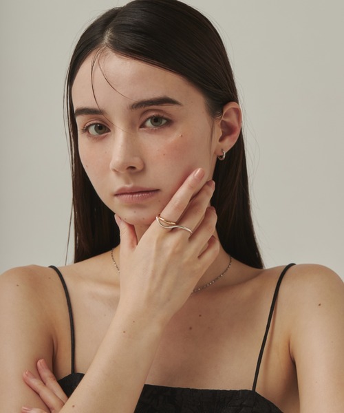 ciite'（シーテ）の「バイカラー ミックスリング（リング・レディース・シルバー/ゴールド・FREE）」の6枚目の写真