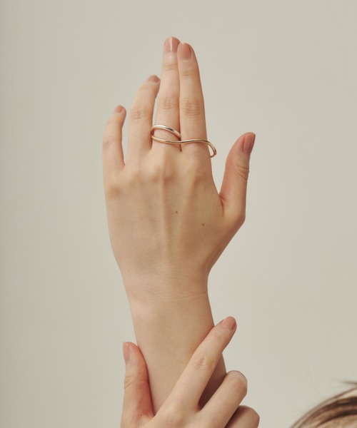 ciite'（シーテ）の「バイカラー ミックスリング（リング・レディース・シルバー/ゴールド・FREE）」の16枚目の写真