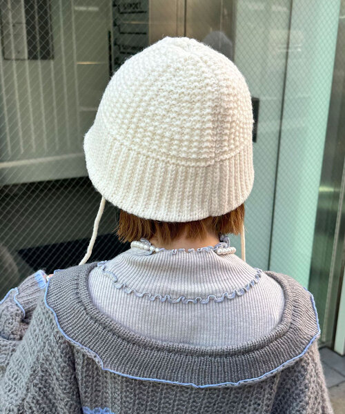 CIAOPANIC（チャオパニック）の「バケットハット（ニットキャップ/ビーニー・レディース・ブラック/ブルー/グレー/ホワイト・ONE SIZE）」の21枚目の写真