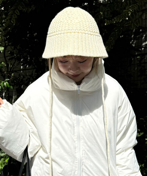 CIAOPANIC（チャオパニック）の「バケットハット（ニットキャップ/ビーニー・レディース・ブラック/ブルー/グレー/ホワイト・ONE SIZE）」の22枚目の写真