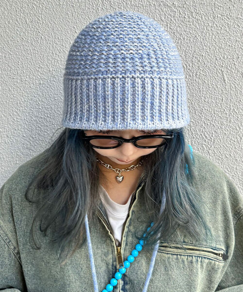 CIAOPANIC（チャオパニック）の「バケットハット（ニットキャップ/ビーニー・レディース・ブラック/ブルー/グレー/ホワイト・ONE SIZE）」の12枚目の写真