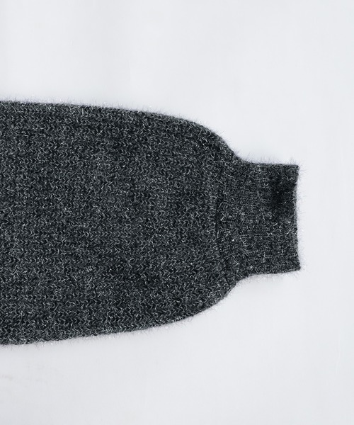 antiqua(アンティカ)の「ガラスヤーンニットカーディガン(ニット/セーター・レディース・ブラック/ダークグレー・ONESIZE)」の17枚目の写真