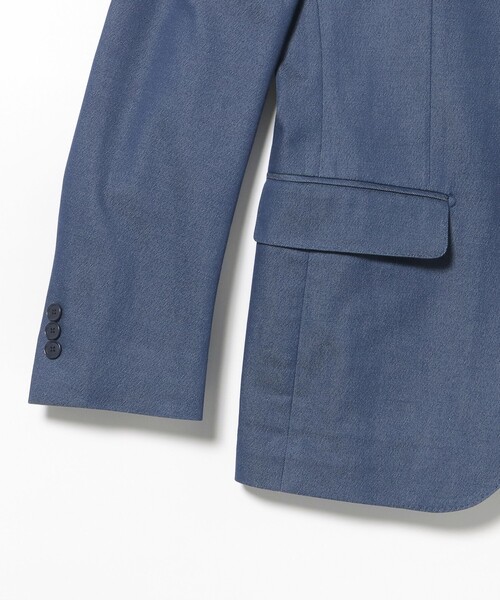 BEAMS HEART テーラードジャケット M デニム コットン ブルー BEAMS HEART ジャケット テーラードジャケット 「イージーケア