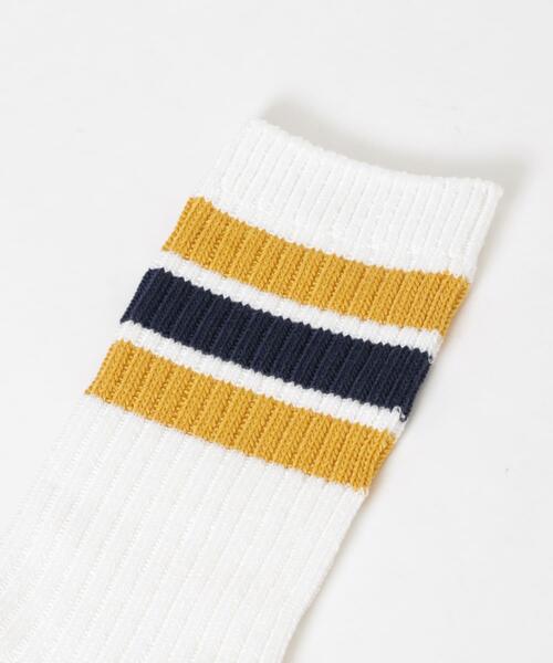 URBAN RESEARCH(アーバンリサーチ)の「『UR TECH』ラインリブソックス(ソックス/靴下・メンズ・パープル/ネイビー/レッド/チャコールグレー/カーキ・25-28)」の8枚目の写真