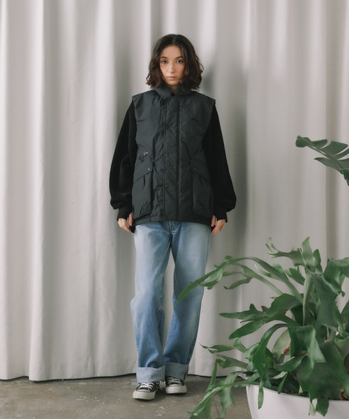 ＜H＞NYLON DOWN VEST/ダウンベスト H NYLON DOWN VEST|ダウンベスト 激安通販