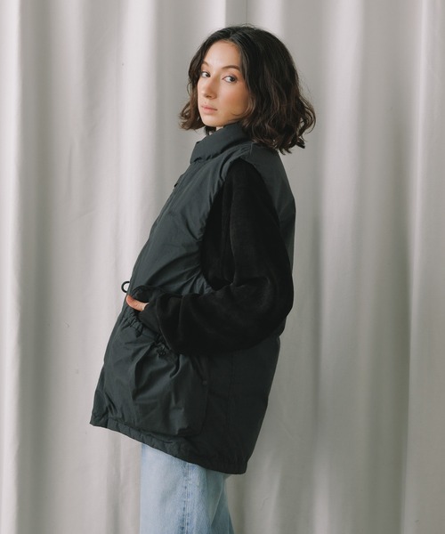 NANGA（ナンガ）の「NANGA/ナンガ HINOC DOWN VEST ダウンベスト ベスト（ベスト・メンズ・チャコール/ブラウン・M/L/XL）」の3枚目の写真