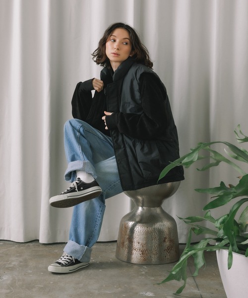 NANGA（ナンガ）の「NANGA/ナンガ HINOC DOWN VEST ダウンベスト ベスト（ベスト・メンズ・チャコール/ブラウン・M/L/XL）」の8枚目の写真