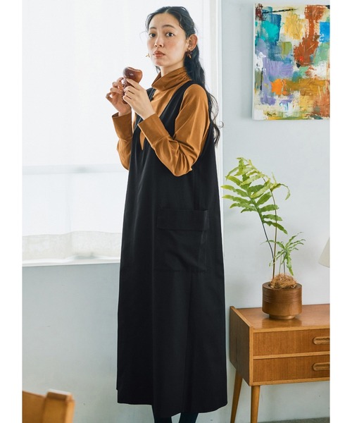 and myera（アンド マイラ）の「ａｎｄ　ｍｙｅｒａ　肌ざわりのいいタートル（Tシャツ/カットソー・レディース・ブラウン/ブラック/ホワイト・L/M/LL/S）」の8枚目の写真