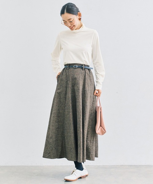 and myera（アンド マイラ）の「ａｎｄ　ｍｙｅｒａ　肌ざわりのいいタートル（Tシャツ/カットソー・レディース・ブラウン/ブラック/ホワイト・L/M/LL/S）」の20枚目の写真