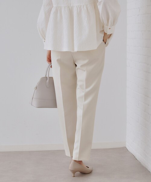セール】《通勤・セレモニー/セットアップ対応》テーパードパンツ
