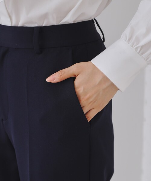 セール】《通勤・セレモニー/セットアップ対応》テーパードパンツ