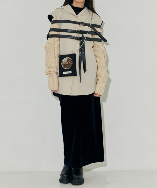 MOON embroidery sacoche タナカダイスケ