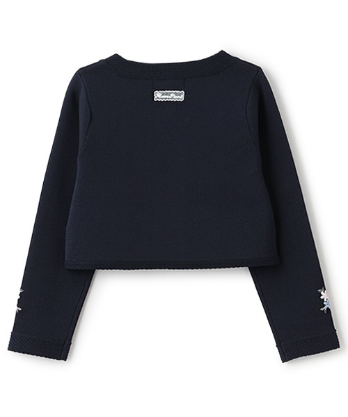 花刺しゅう ニットボレロ（スーツジャケット）｜mezzo piano