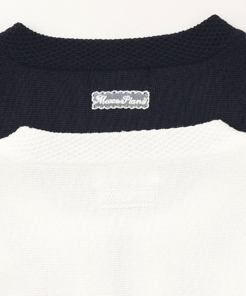 メゾピアノ　セレモニー　刺しゅう　ボレロ 花刺しゅう ニットボレロ（スーツジャケット）｜mezzo piano