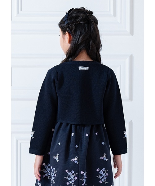 花刺しゅう ニットボレロ（スーツジャケット）｜mezzo piano